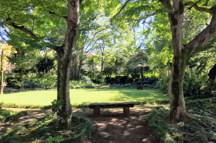 山本有三記念館の庭